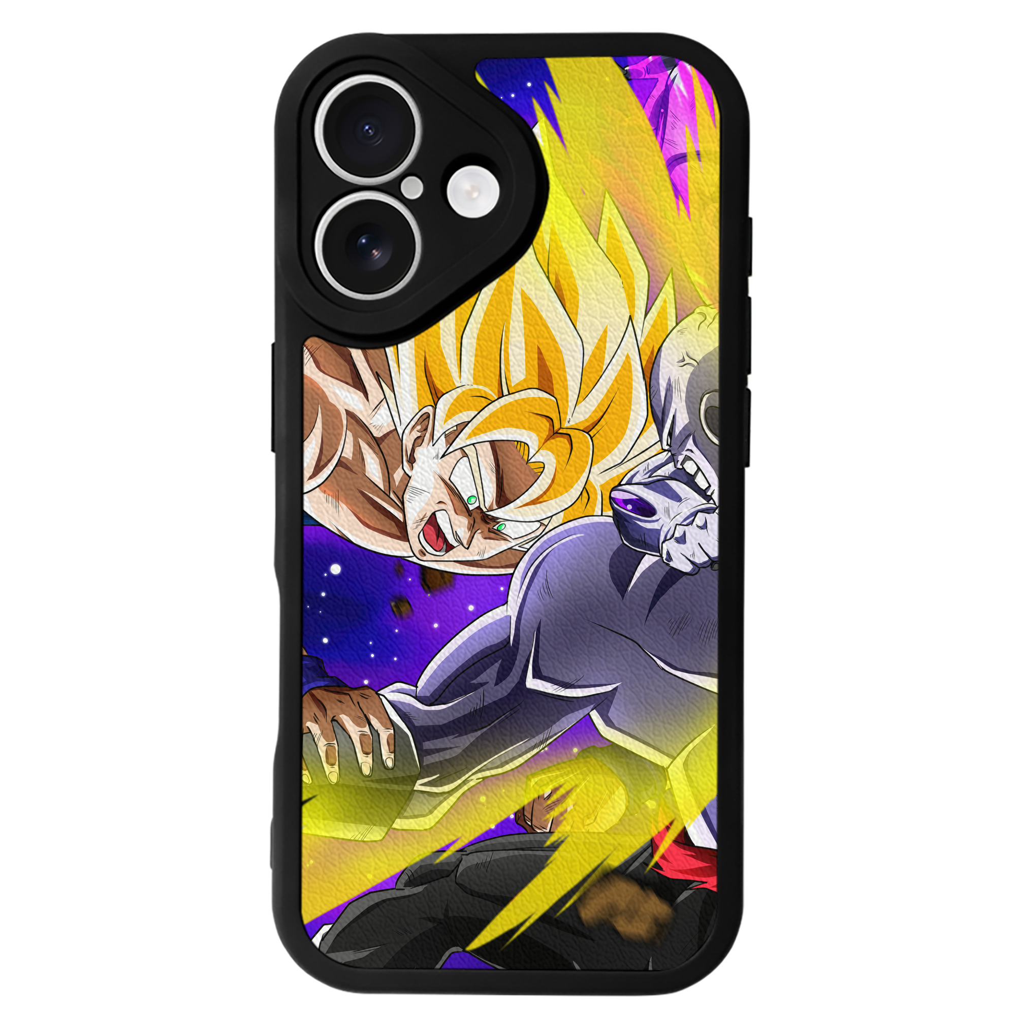 （画像用） ドラゴンボール DRAGON BALL 【iPhone 16シリーズ対応】シリコンスマホケース（レザー調） 材質：シリコン